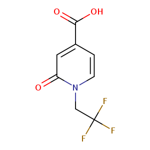 2-OXO-1-(2,2,2-TRIFLUOROETHYL)-1,2-DIHYDROPYRIDINE-4-CARBOXYLIC ACID