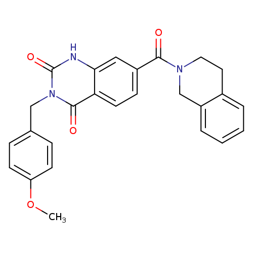3-[(4-methoxyphenyl)methyl]-7-(1,2,3,4-tetrahydroisoquinoline-2-carbonyl)-1,2,3,4-tetrahydroquinazoline-2,4-dione