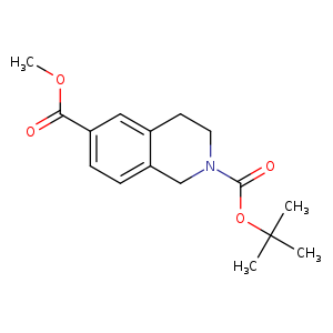 2-tert-Butyl 6-methyl 3,4-dihydroisoquinoline-2,6(1H)-dicarboxylate