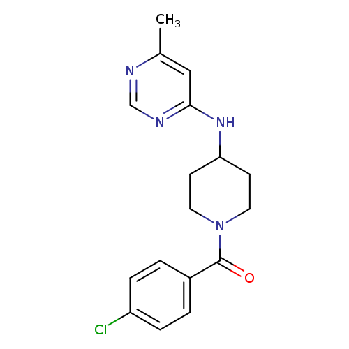N-[1-(4-chlorobenzoyl)piperidin-4-yl]-6-methylpyrimidin-4-amine
