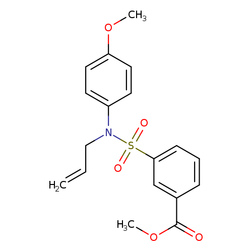 methyl 3-[(4-methoxyphenyl)(prop-2-en-1-yl)sulfamoyl]benzoate