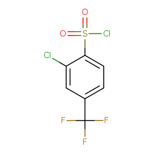 Benzenesulfonyl chloride, 2-chloro-4-(trifluoromethyl)-
