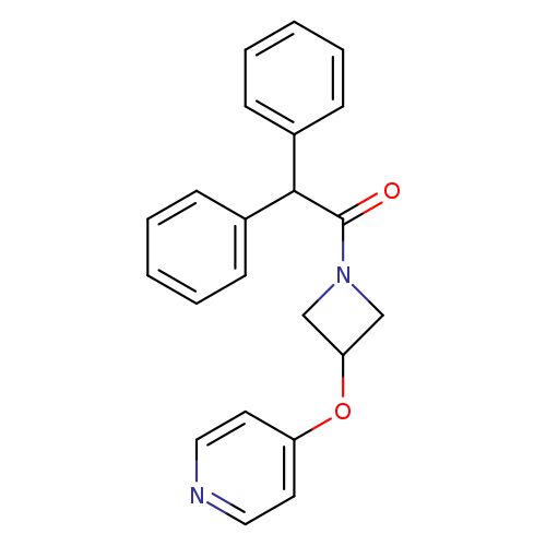 2,2-diphenyl-1-[3-(pyridin-4-yloxy)azetidin-1-yl]ethan-1-one