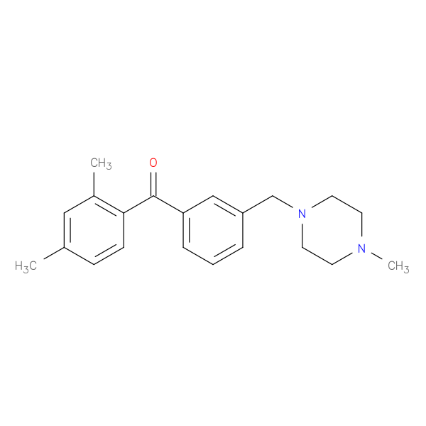 2,4-DIMETHYL-3'-(4-METHYLPIPERAZIN-1-YLMETHYL)BENZOPHENONE