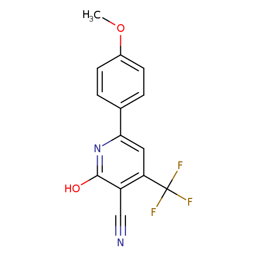 6-(4-Methoxyphenyl)-2-oxo-4-(trifluoromethyl)-1,2-dihydropyridine-3-carbonitrile