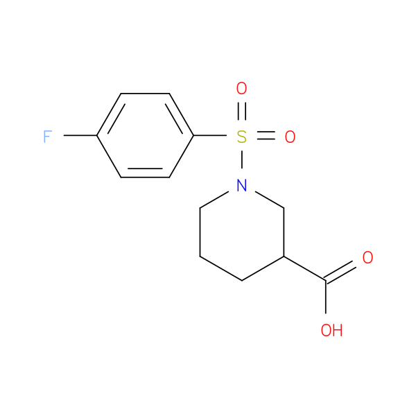 1-[(4-Fluorobenzene)sulfonyl]piperidine-3-carboxylic acid