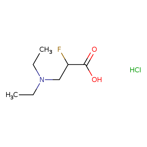 3-(diethylamino)-2-fluoropropanoic acid hydrochloride