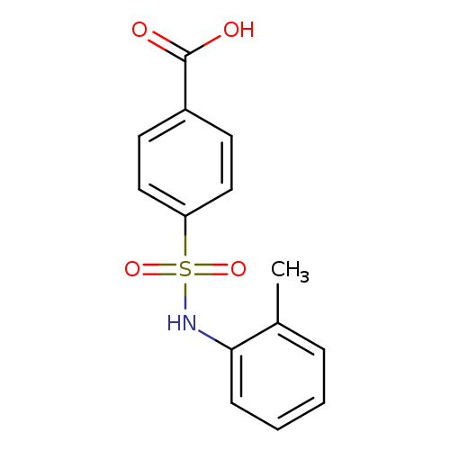 4-[(2-methylphenyl)sulfamoyl]benzoic acid