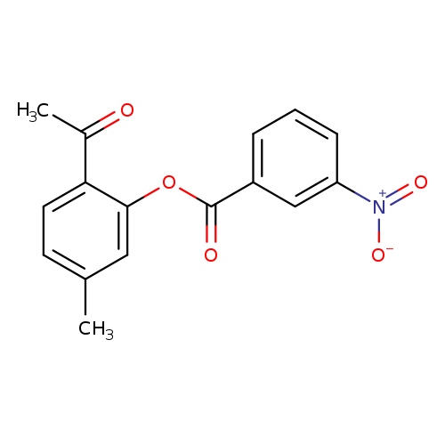 2-acetyl-5-methylphenyl 3-nitrobenzoate