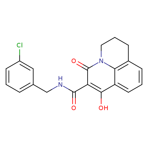 N-[(3-chlorophenyl)methyl]-4-hydroxy-2-oxo-1-azatricyclo[7.3.1.0^{5,13}]trideca-3,5(13),6,8-tetraene-3-carboxamide