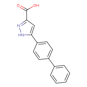 5-Biphenyl-4-yl-1H-pyrazole-3-carboxylic acid