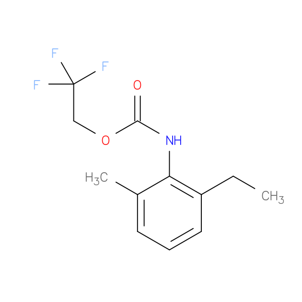 2,2,2-Trifluoroethyl 2-ethyl-6-methylphenylcarbamate