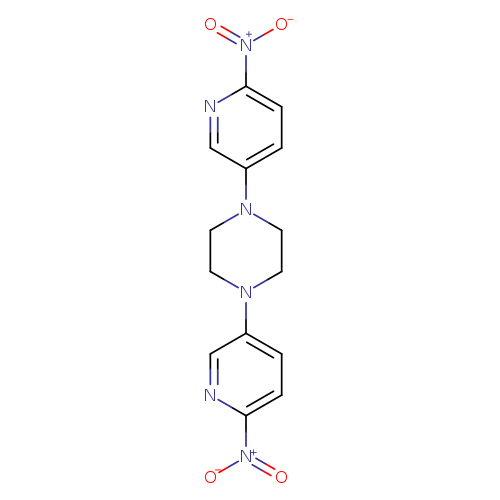 1,4-Bis(6-nitro-3-pyridinyl)piperazine