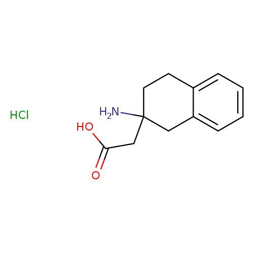 2-(2-amino-1,2,3,4-tetrahydronaphthalen-2-yl)acetic acid hydrochloride