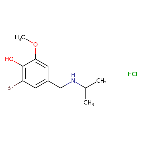 2-bromo-6-methoxy-4-{[(propan-2-yl)amino]methyl}phenol hydrochloride