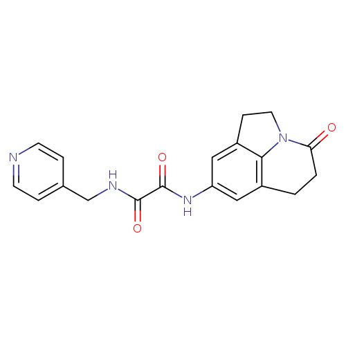N-{11-oxo-1-azatricyclo[6.3.1.0^{4,12}]dodeca-4(12),5,7-trien-6-yl}-N'-[(pyridin-4-yl)methyl]ethanediamide
