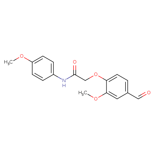 2-(4-formyl-2-methoxyphenoxy)-N-(4-methoxyphenyl)acetamide