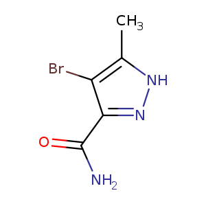 4-BROMO-5-METHYL-1H-PYRAZOLE-3-CARBOXAMIDE