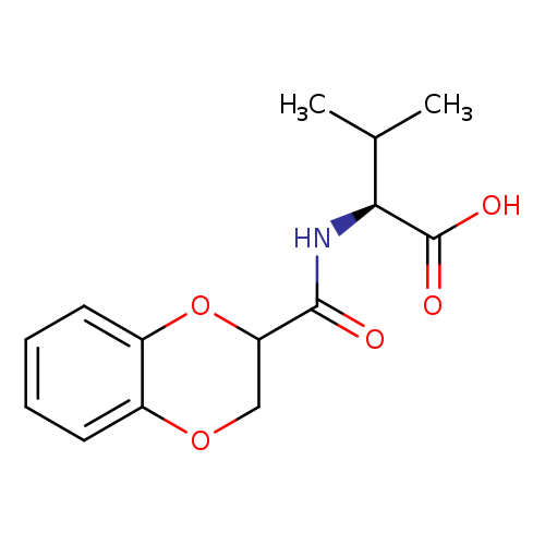 (2S)-2-[(2,3-dihydro-1,4-benzodioxin-2-yl)formamido]-3-methylbutanoic acid