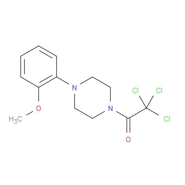 2,2,2-Trichloro-1-(4-(2-methoxyphenyl)piperazin-1-yl)ethanone