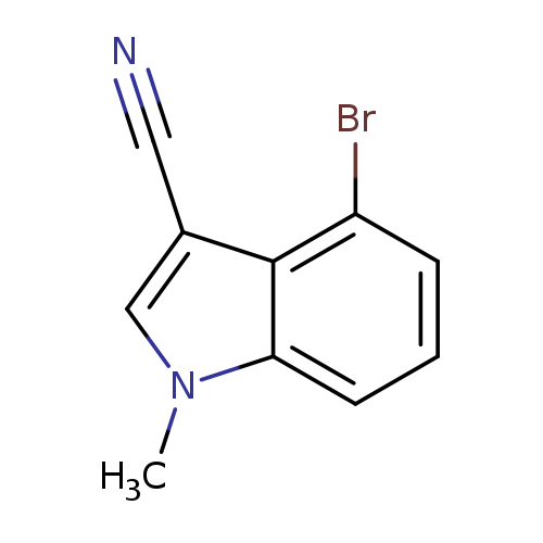 1H-Indole-3-carbonitrile, 4-bromo-1-methyl-