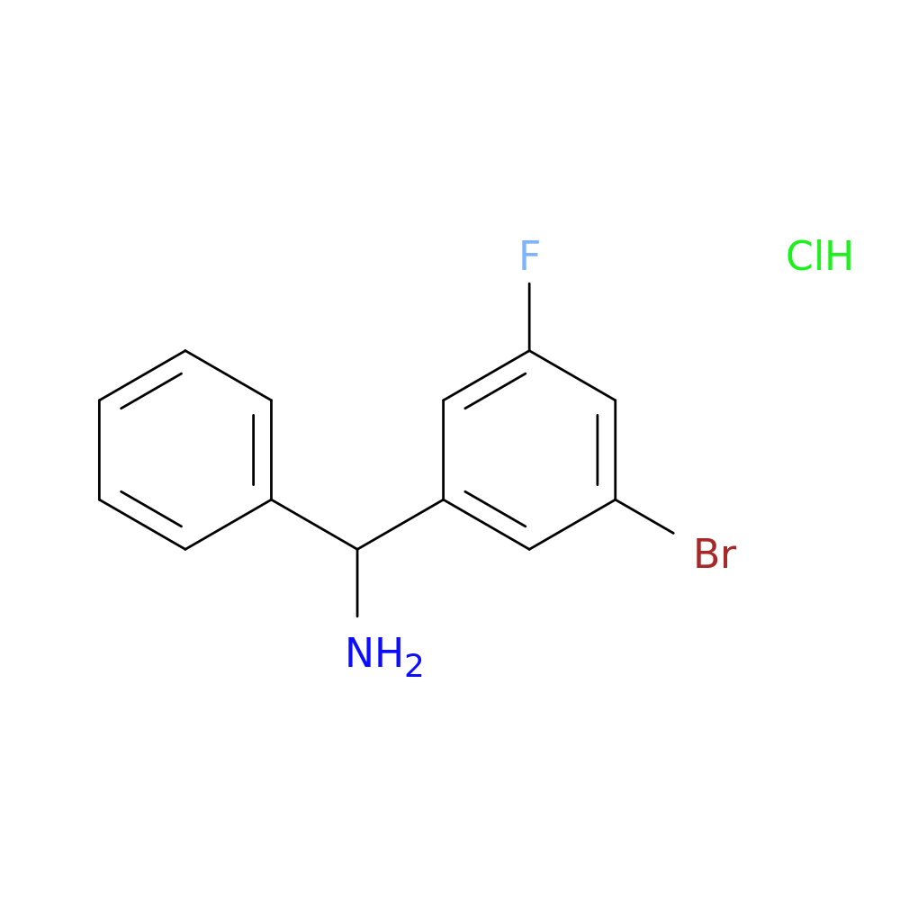 C-(3-Bromo-5-fluoro-phenyl)-c-phenyl-methylamine hydrochloride