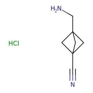 3-(aminomethyl)bicyclo[1.1.1]pentane-1-carbonitrile;hydrochloride
