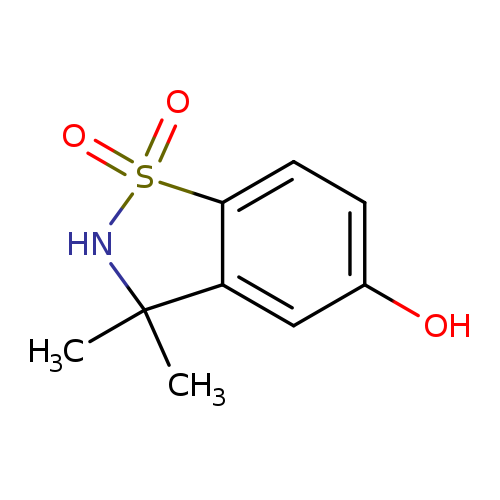 5-hydroxy-3,3-dimethyl-2,3-dihydro-1lambda6,2-benzothiazole-1,1-dione