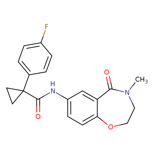 1-(4-fluorophenyl)-N-(4-methyl-5-oxo-2,3,4,5-tetrahydro-1,4-benzoxazepin-7-yl)cyclopropane-1-carboxamide