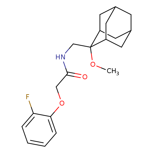 2-(2-fluorophenoxy)-N-[(2-methoxyadamantan-2-yl)methyl]acetamide