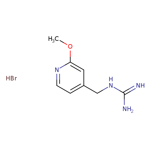 N-[(2-methoxypyridin-4-yl)methyl]guanidine hydrobromide
