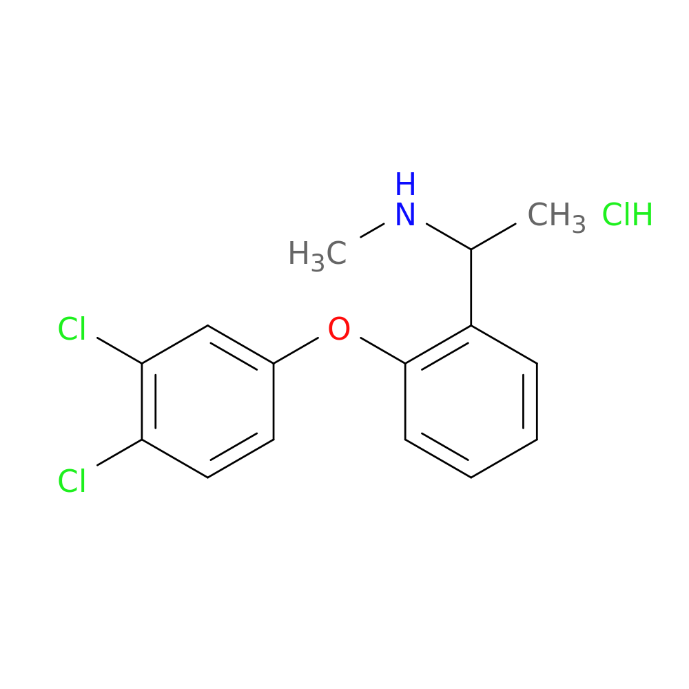 {1-[2-(3,4-dichlorophenoxy)phenyl]ethyl}(methyl)amine hydrochloride