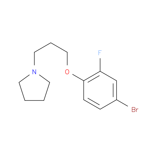 1-(3-(4-BROMO-2-FLUOROPHENOXY)PROPYL)PYRROLIDINE