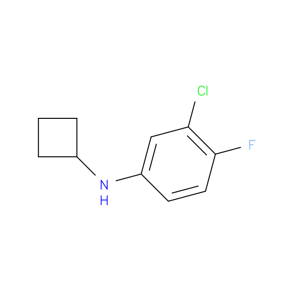 3-Chloro-n-cyclobutyl-4-fluoroaniline