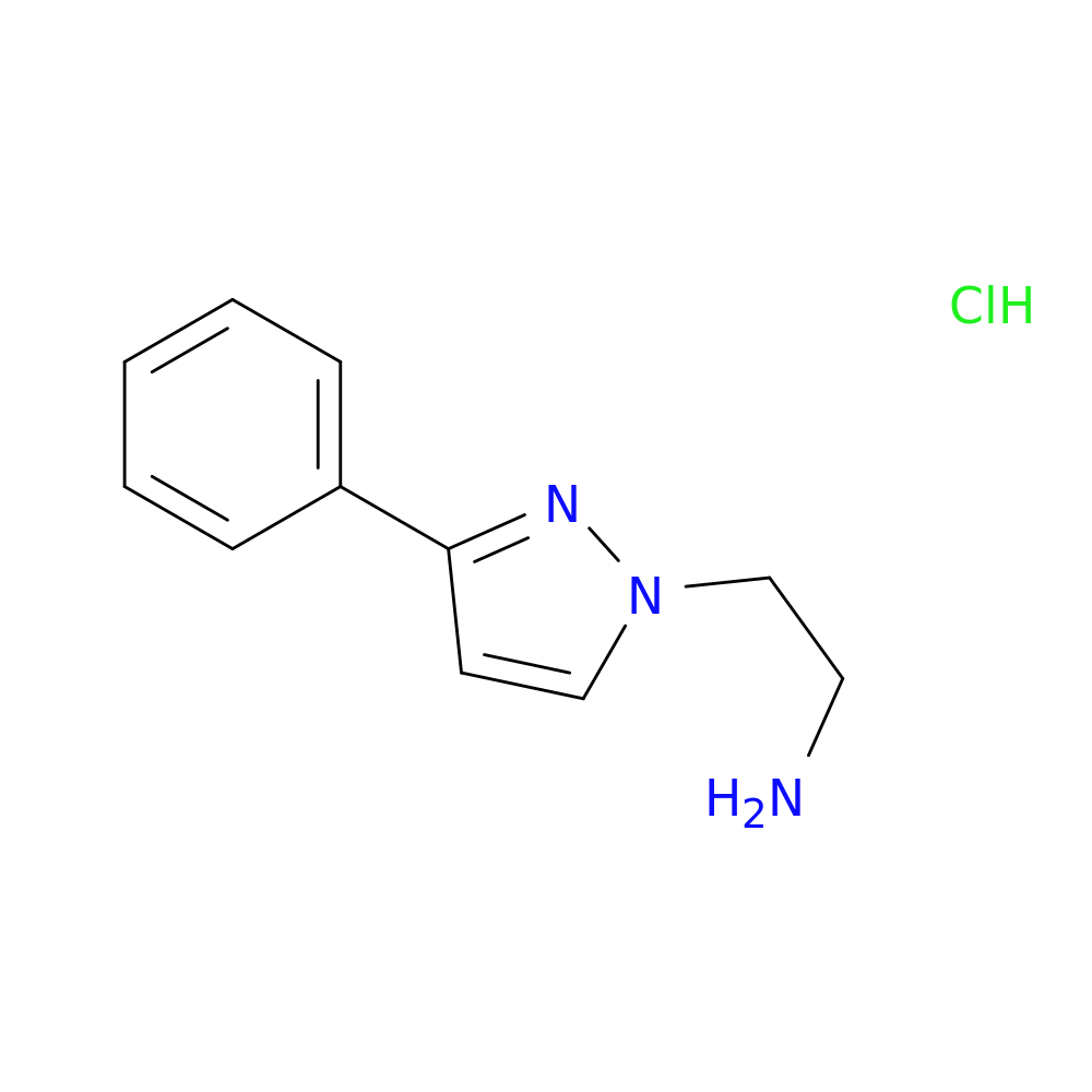 2-(3-phenyl-1H-pyrazol-1-yl)ethan-1-amine hydrochloride