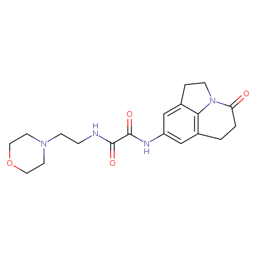N'-[2-(morpholin-4-yl)ethyl]-N-{11-oxo-1-azatricyclo[6.3.1.0^{4,12}]dodeca-4(12),5,7-trien-6-yl}ethanediamide