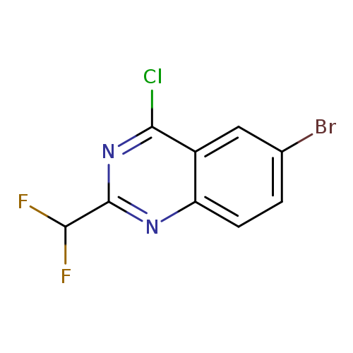 6-bromo-4-chloro-2-(difluoromethyl)quinazoline