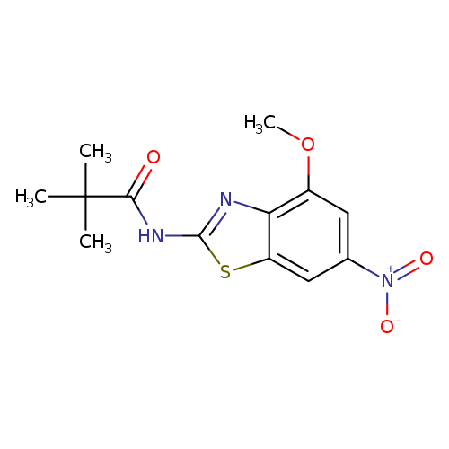 N-(4-methoxy-6-nitro-1,3-benzothiazol-2-yl)-2,2-dimethylpropanamide