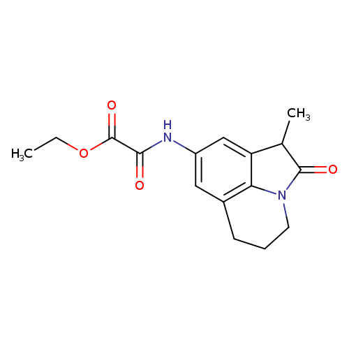 ethyl ({3-methyl-2-oxo-1-azatricyclo[6.3.1.0^{4,12}]dodeca-4,6,8(12)-trien-6-yl}carbamoyl)formate