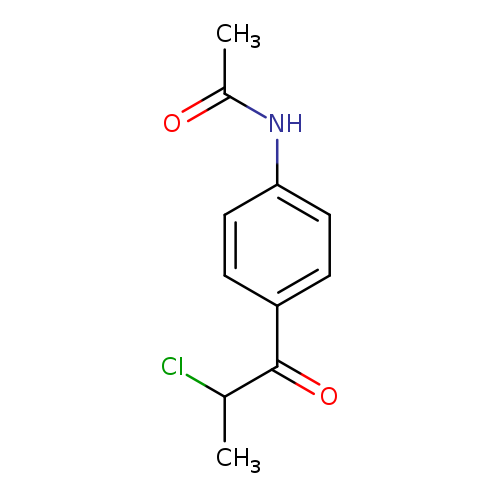 Acetamide, N-​[4-​(2-​chloro-​1-​oxopropyl)​phenyl]​-
