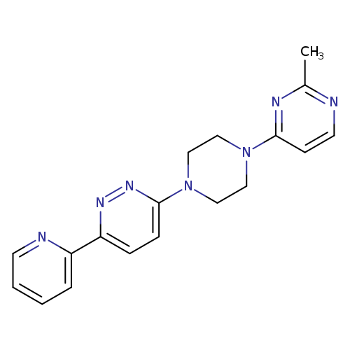 3-[4-(2-methylpyrimidin-4-yl)piperazin-1-yl]-6-(pyridin-2-yl)pyridazine