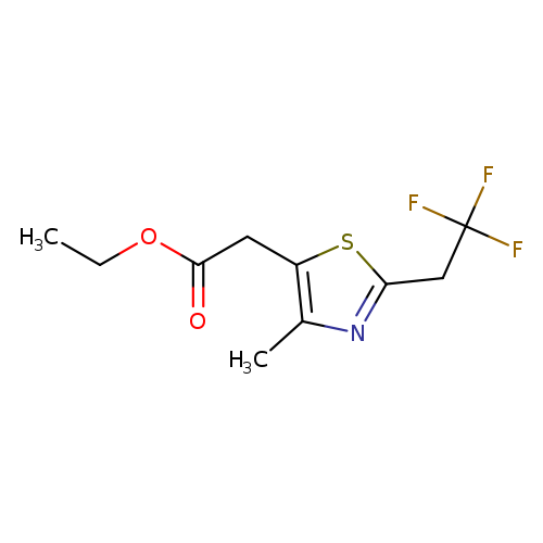 ethyl 2-[4-methyl-2-(2,2,2-trifluoroethyl)-1,3-thiazol-5-yl]acetate