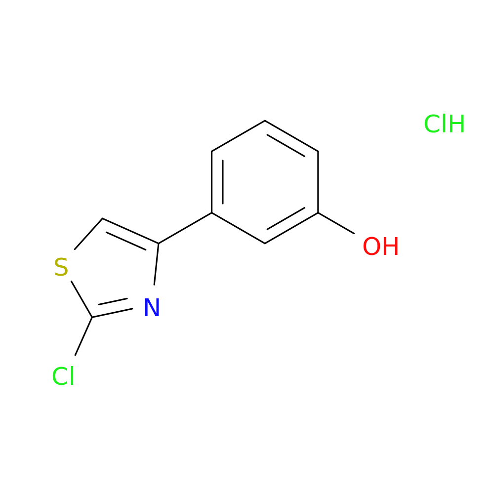 3-(2-chloro-1,3-thiazol-4-yl)phenol hydrochloride