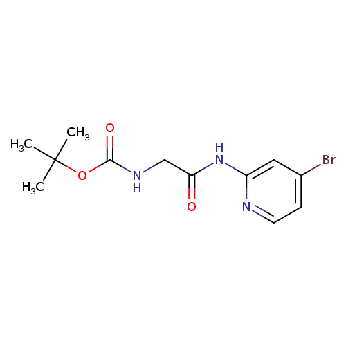tert-butylN-{[(4-bromopyridin-2-yl)carbamoyl]methyl}carbamate