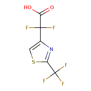2,2-difluoro-2-[2-(trifluoromethyl)-1,3-thiazol-4-yl]acetic acid