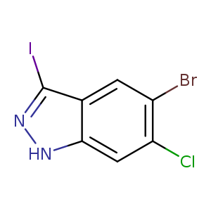 5-Bromo-6-chloro-3-iodo-1H-indazole