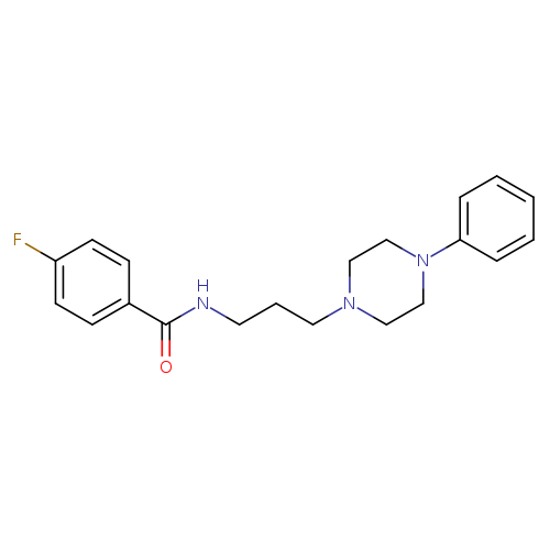 4-fluoro-N-[3-(4-phenylpiperazin-1-yl)propyl]benzamide