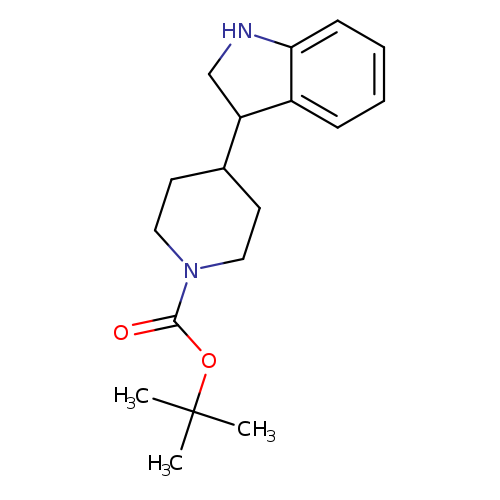 tert-Butyl 4-(2,3-dihydro-1h-indol-3-yl)piperidine-1-carboxylate