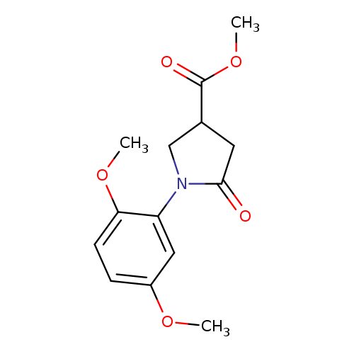 1-(2,5-Dimethoxy-phenyl)-5-oxo-pyrrolidine-3-carboxylic acid methyl ester