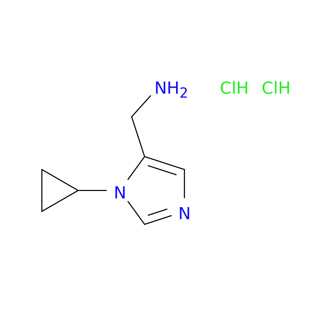 (1-Cyclopropyl-1H-imidazol-5-yl)methanamine dihydrochloride